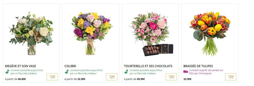 Obtenir des codes promo interflora pour l'achat de fleurs